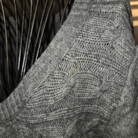 Logo large wool blend cardigan - Picture 3 of 9